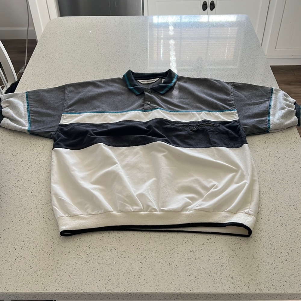 Pierre Cardin vintage top with elastic waist - large